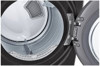 DLGX4001B LG Smart Front Load Gas Dryer with TurboSteam and Built-In Intelligence - 7.4 cu. ft. Black Steel-5
