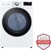 DLEX4200W LG Ultra Large Capacity Smart wi-fi Enabled Front Load Dryer - 7.4 cu. ft. White
