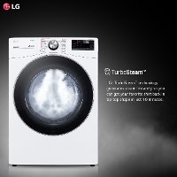 DLEX4200W LG Ultra Large Capacity Smart wi-fi Enabled Front Load Dryer - 7.4 cu. ft. White-3