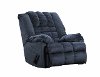 Blue Casual Rocker Recliner - Malibu