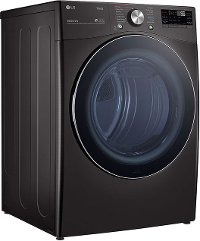 DLGX4201B LG Ultra Large Capacity Smart Dryer with TurboSteam and Built-In Intelligence - Black Steel 7.4 cu. ft.-2