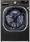 WM4500HBA LG Mega Capacity Smart Front Load Washer with Built-In Intelligence - 5.0 cu. ft. Black Steel