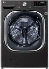 WM4500HBA LG Mega Capacity Smart Front Load Washer with Built-In Intelligence - 5.0 cu. ft. Black Steel