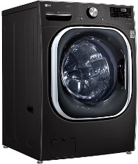 WM4500HBA LG Mega Capacity Smart Front Load Washer with Built-In Intelligence - 5.0 cu. ft. Black Steel-3