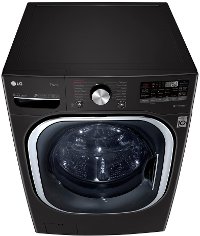 WM4500HBA LG Mega Capacity Smart Front Load Washer with Built-In Intelligence - 5.0 cu. ft. Black Steel-4