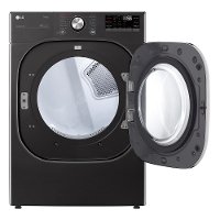 DLEX4500B LG Smart Front Load Dryer with TurboSteam and Built-In Intelligence - 7.4 cu. ft. Black Steel-2