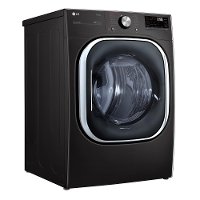 DLEX4500B LG Smart Front Load Dryer with TurboSteam and Built-In Intelligence - 7.4 cu. ft. Black Steel-3