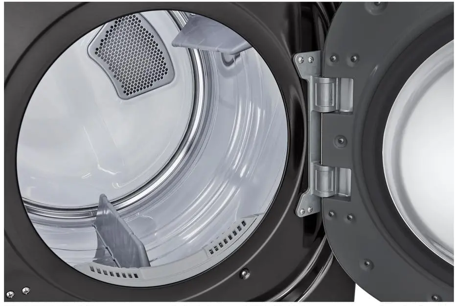 DLGX4501B LG Smart Front Load Dryer with TurboSteam and Built-In Intelligence - 7.4 cu. ft. Black Steel-7