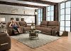 Espresso Brown Power Reclining Sofa with Power Headrests - Explorer