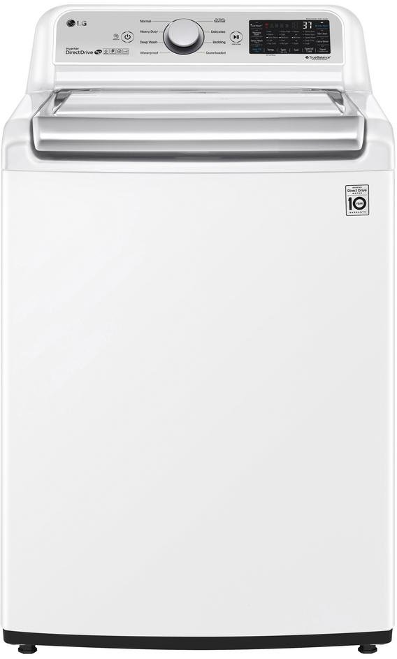 WT7305CW LG Mega Capacity Top Load Washer with Agitator - 4.8 cu. ft. White-1