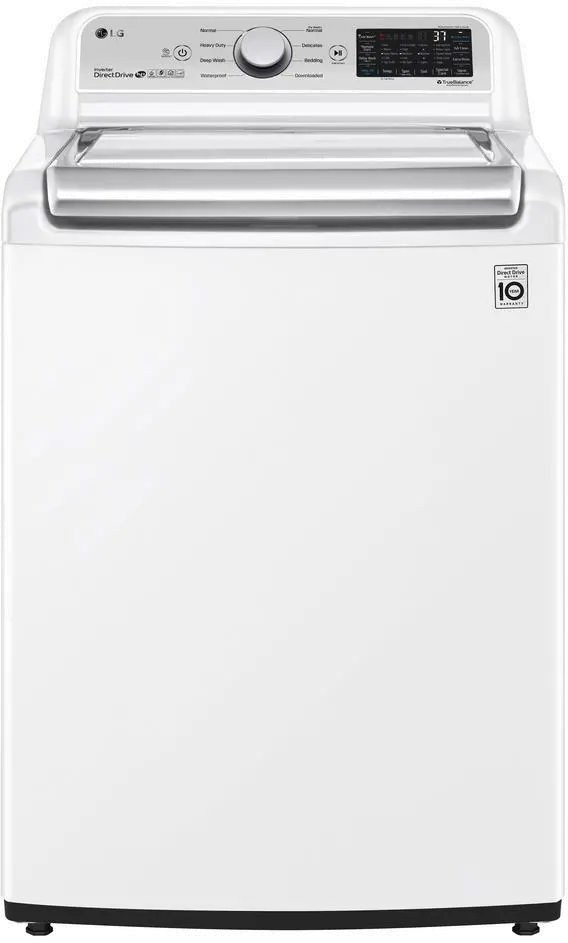WT7305CW LG Mega Capacity Top Load Washer with Agitator - 4.8 cu. ft. White-1