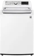 WT7305CW LG Mega Capacity Top Load Washer with Agitator - 4.8 cu. ft. White
