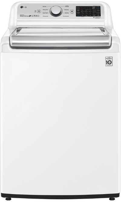 WT7305CW LG Mega Capacity Top Load Washer with Agitator - 4.8 cu. ft. White