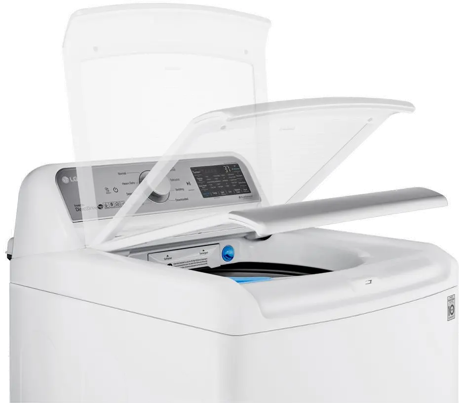 WT7305CW LG Mega Capacity Top Load Washer with Agitator - 4.8 cu. ft. White-8