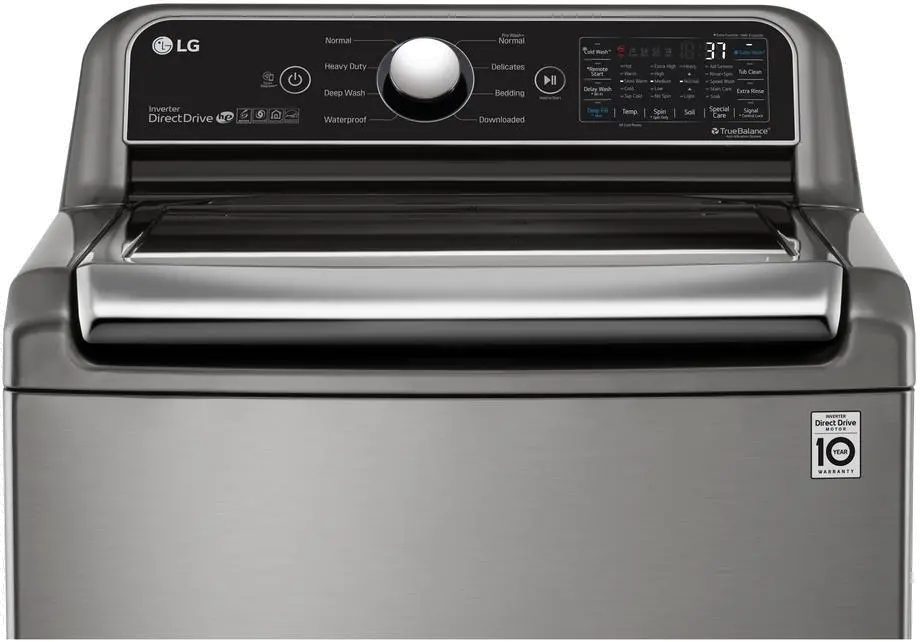WT7305CV LG Top Load Washer - 4.8 cu. ft. Graphite Steel-7