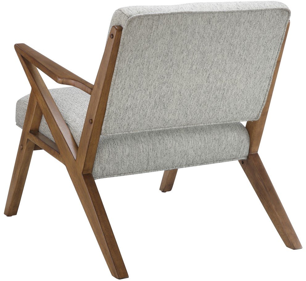 Rocket Mid Century Modern Light Gray Accent Chair-5