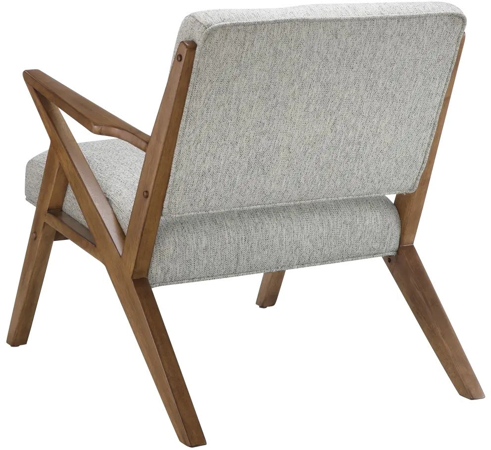 Rocket Mid Century Modern Light Gray Accent Chair-5