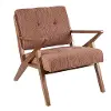 Rocket Mid Century Modern Orange Accent Chair