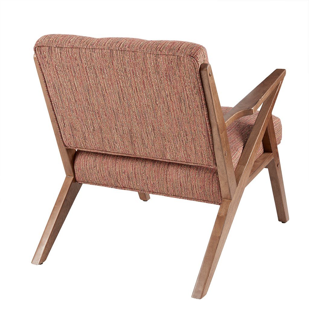 Rocket Mid Century Modern Orange Accent Chair-4