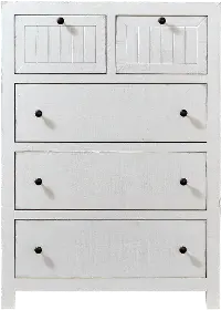 Sea Breeze White Chest of Drawers