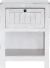 Sea Breeze White Nightstand