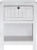 Sea Breeze White Nightstand