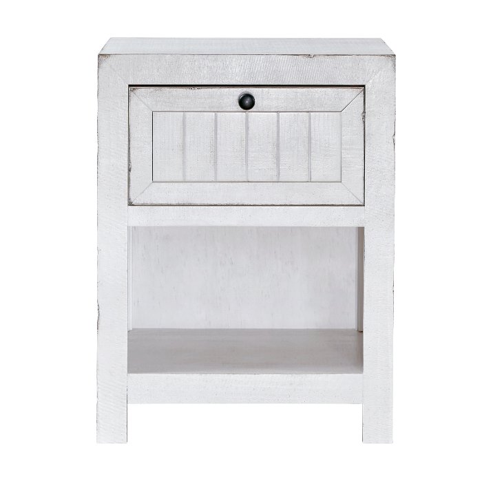 Sea Breeze White Nightstand