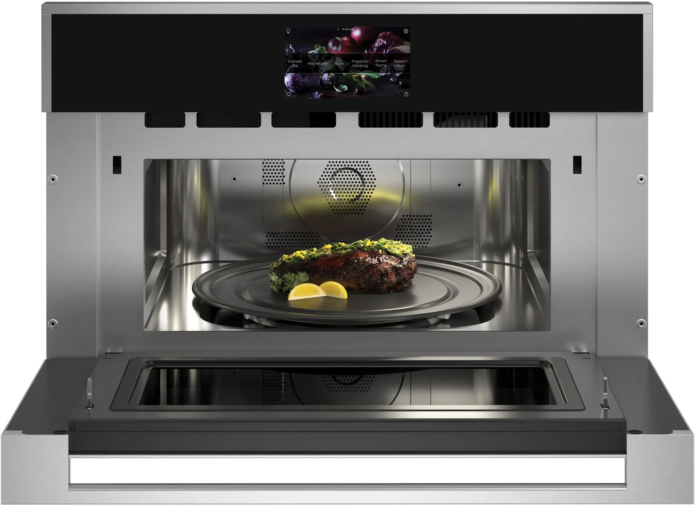 ZSB9131NSS Monogram Minimalist 5 in 1 Single Wall Oven - 1.7 cu. ft., 30 Inch-2