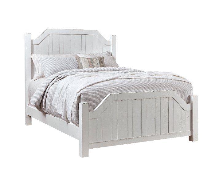 Sea Breeze Cottage White King Size Bed