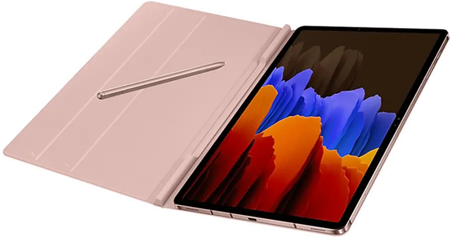 EF-BT970PAEGUJ Samsung Galaxy Tab S7+ Book Cover Case - Bronze-3