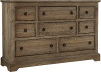Wildfire Traditional Caramel Pine Dresser