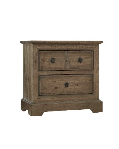 Traditional Caramel Pine Nightstand - Wildfire
