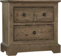 Wildfire Caramel Pine Nightstand