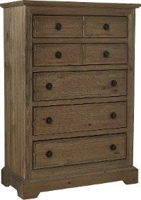 Wildfire Traditional Caramel Pine Chest of Drawers