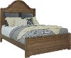 Traditional Caramel Pine Queen Bed - Wildfire