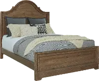 Wildfire Caramel Pine King Bed