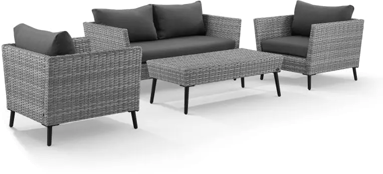 KO70200GY-CL 4 Piece Gray Patio Set - Richland-3