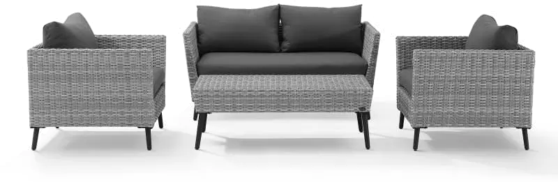 KO70200GY-CL 4 Piece Gray Patio Set - Richland-4
