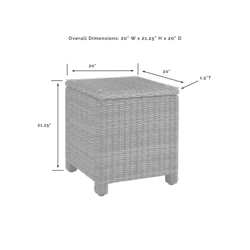 KO70174GY-GY 3 Piece Gray Patio Conversation Set - Bradenton-7