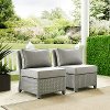 KO70173GY-GY Bradenton 2 Piece Gray Patio Set