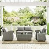 KO70050GY-GY Bradenton Gray 5 Piece Patio Seating Set