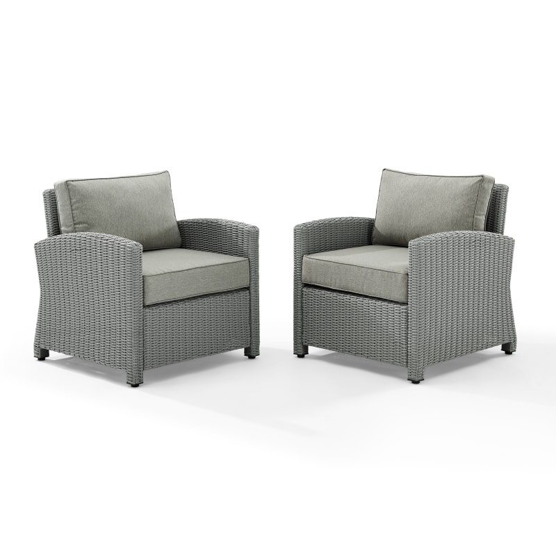 KO70026GY-GY Bradenton 2 Piece Gray Patio Set-3