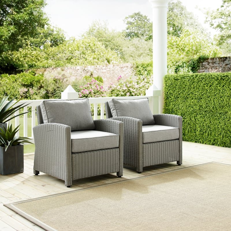 KO70026GY-GY Bradenton 2 Piece Gray Patio Set-4