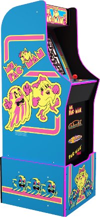 Arcade 1UP Ms. Pac-Man Arcade with Riser