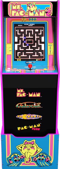 Arcade 1UP Ms. Pac-Man Arcade with Riser-2