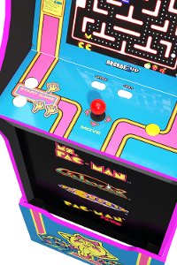 Arcade 1UP Ms. Pac-Man Arcade with Riser-3