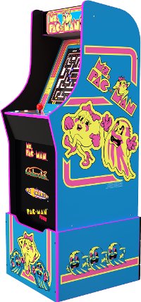 Arcade 1UP Ms. Pac-Man Arcade with Riser-4