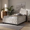 162-10318-RCW Contemporary Beige Queen Upholstered Bed - Honora