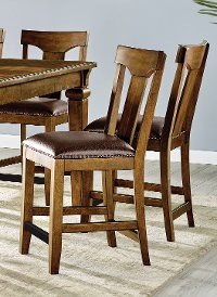 Brown Counter Height Stool - Carissa