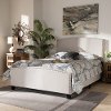 162-10311-RCW Contemporary Beige Full Upholstered Bed - Nolene